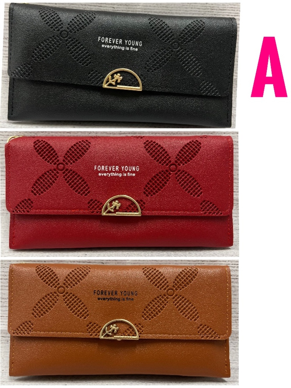 3 Wristlet Wallets (A)